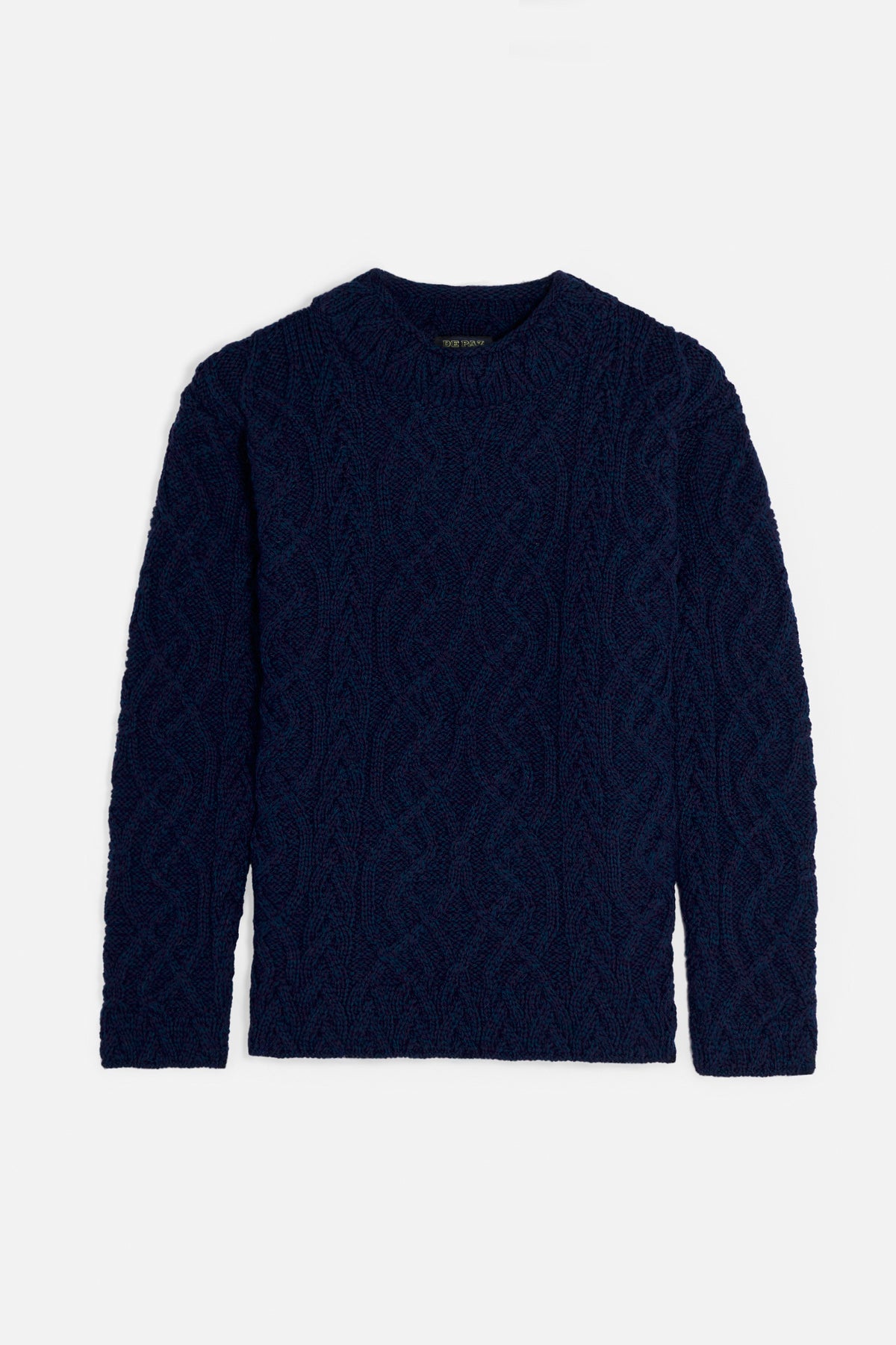 Aran treccia navy Lady De Paz