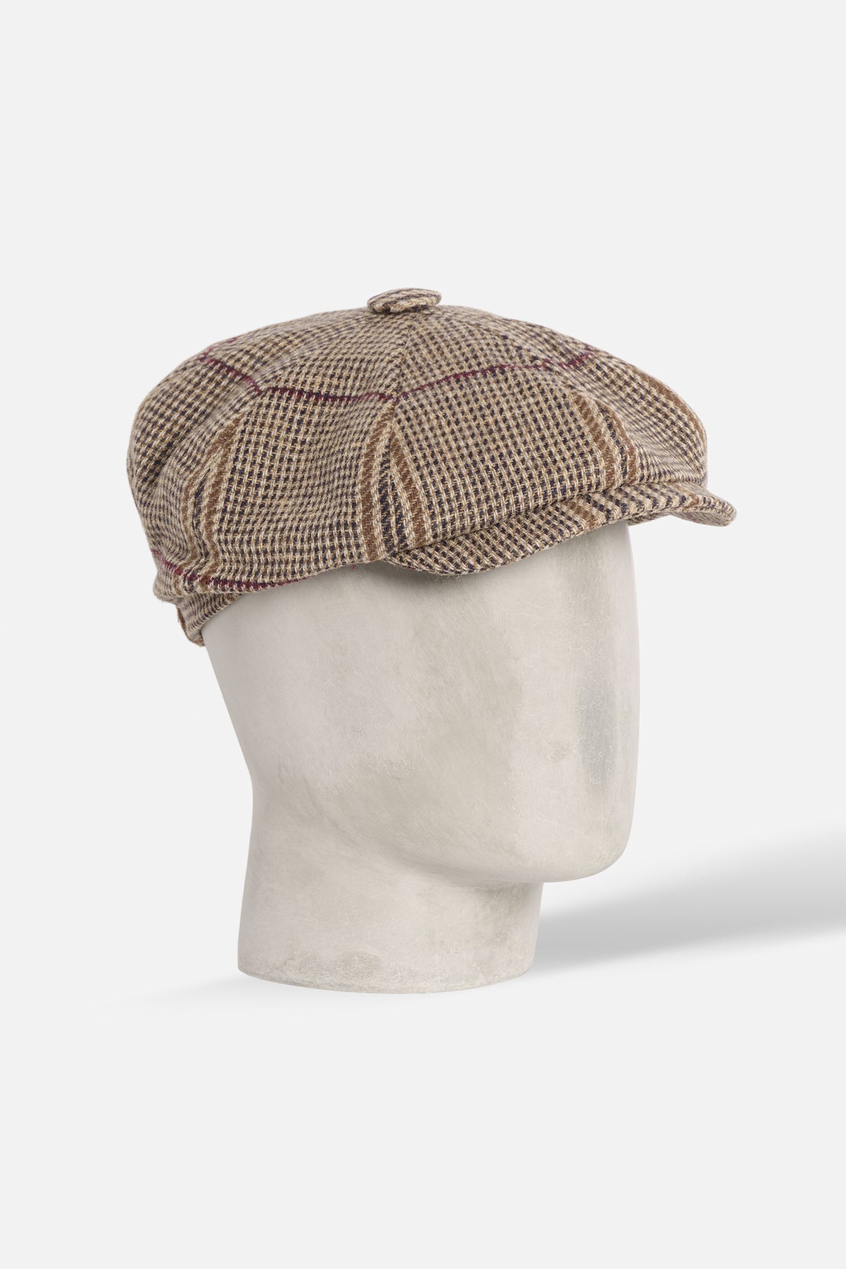 Cap Otto spicchi principe di Galles ocra Lady De Paz