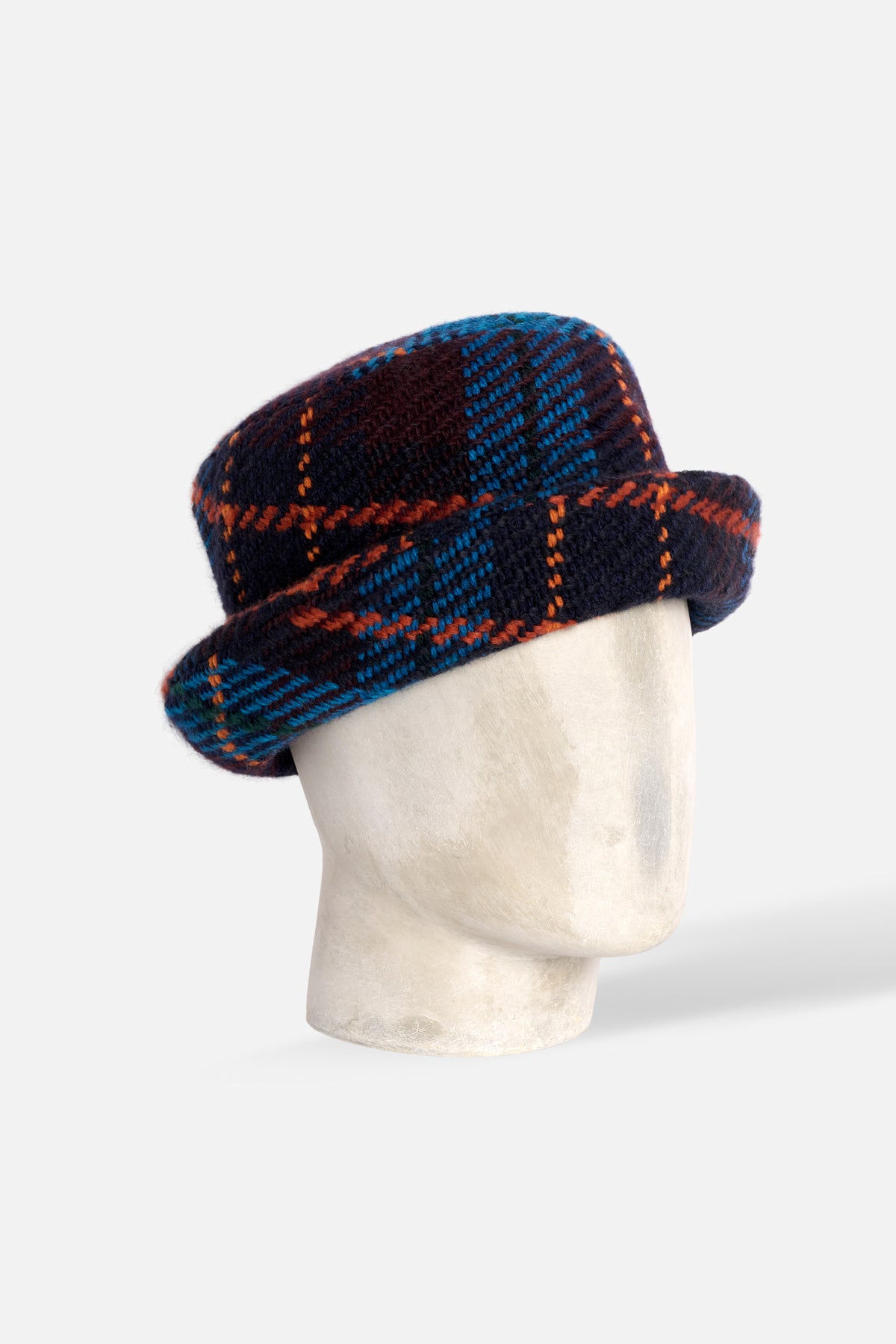 Cappello Country Tartan Blu Lady De Paz
