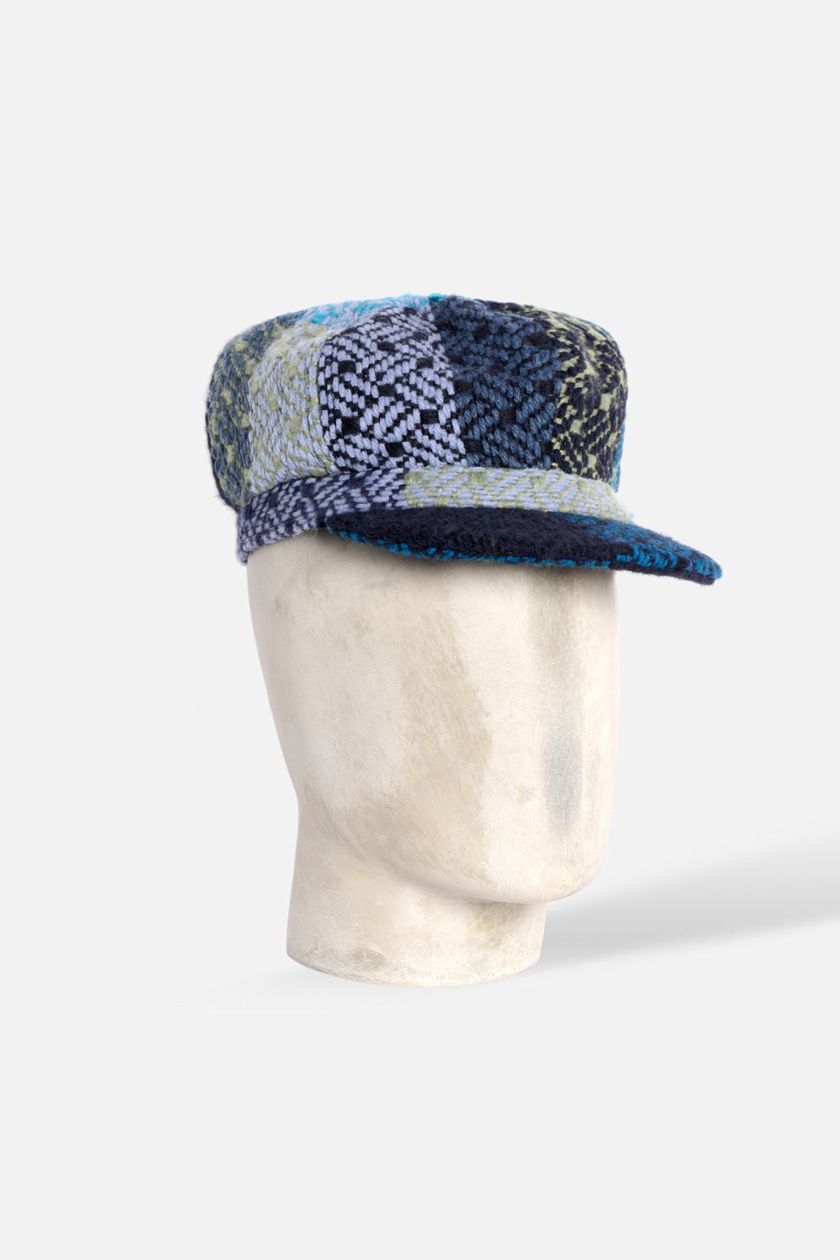 Cappello Patchwork Blu Azzurro Lady De Paz