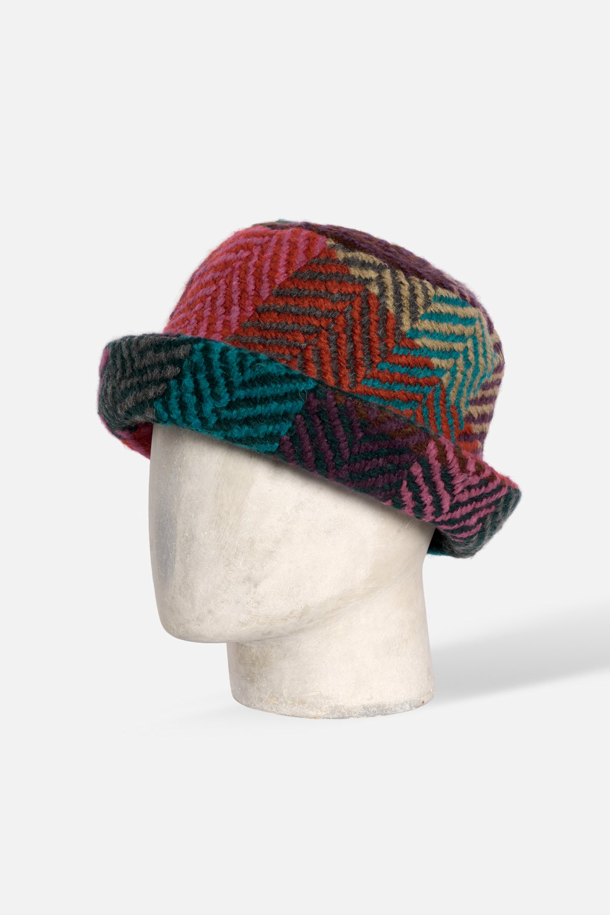 Cappello Country Patchwork Rosa Viola Lady De Paz
