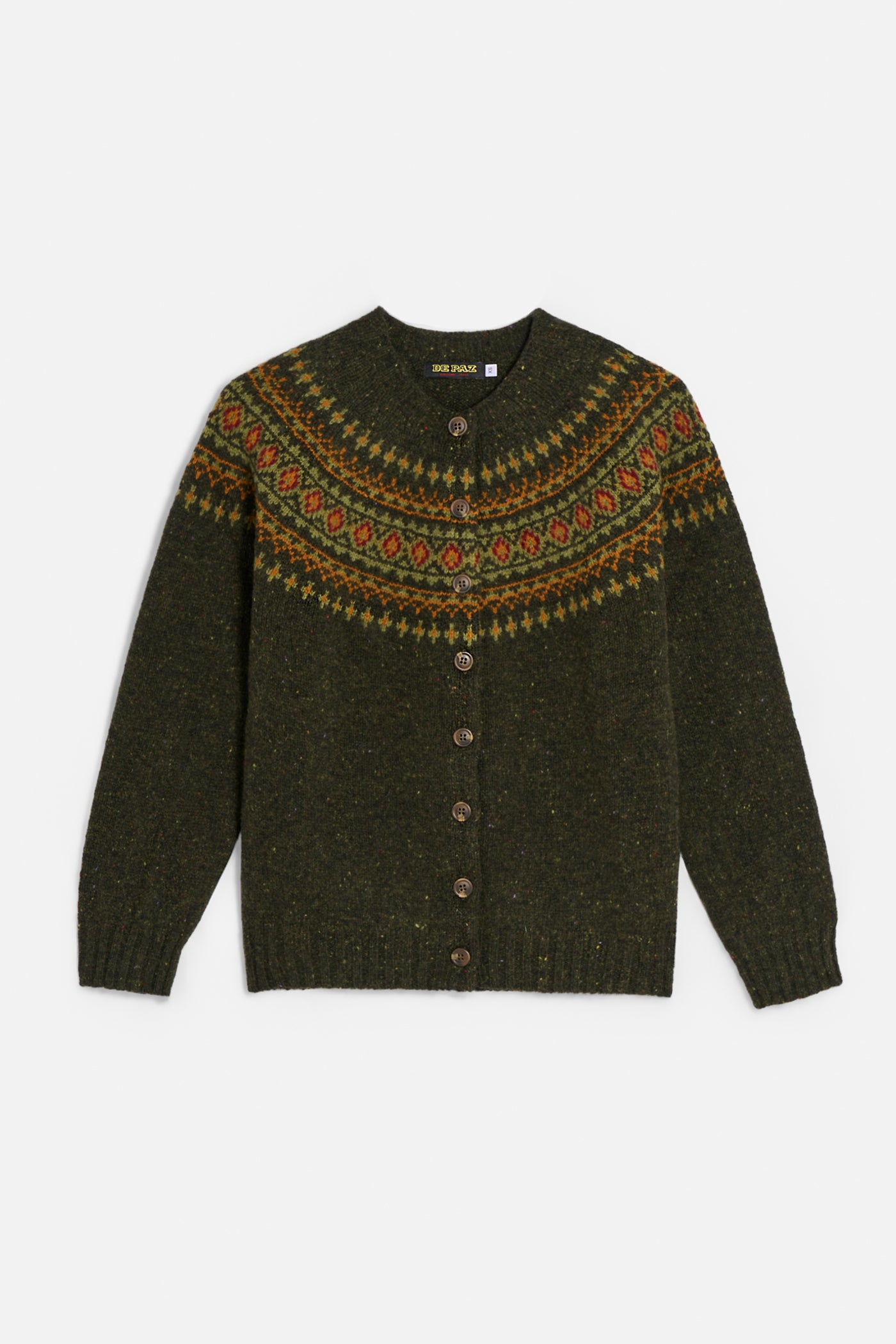 Cardigan Donegal Tweed Yoke