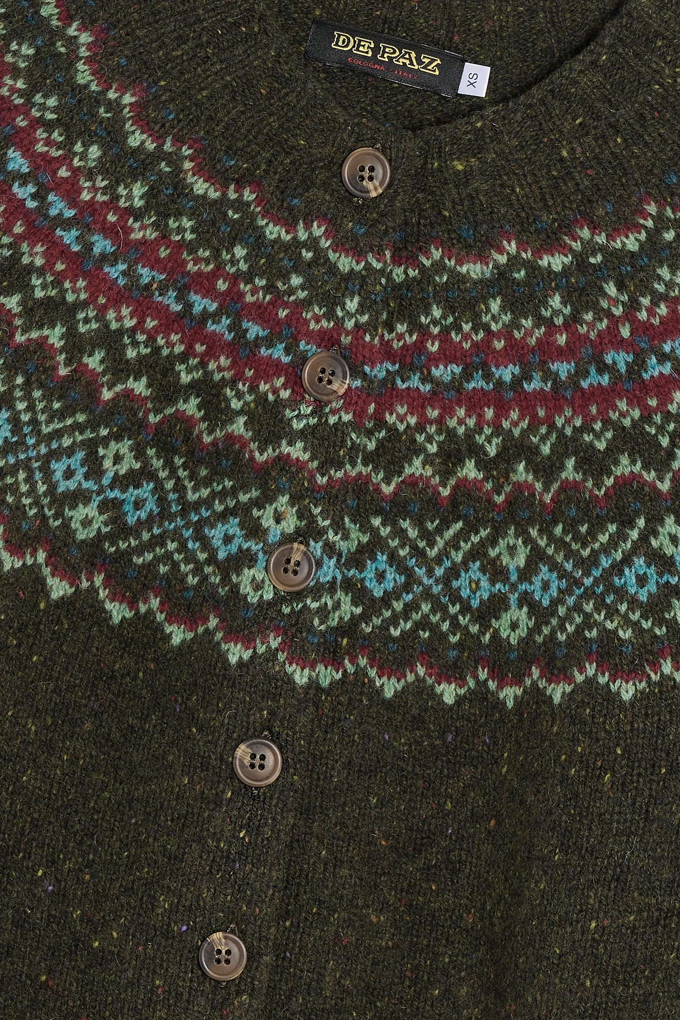 Cardigan Donegal Tweed Yoke