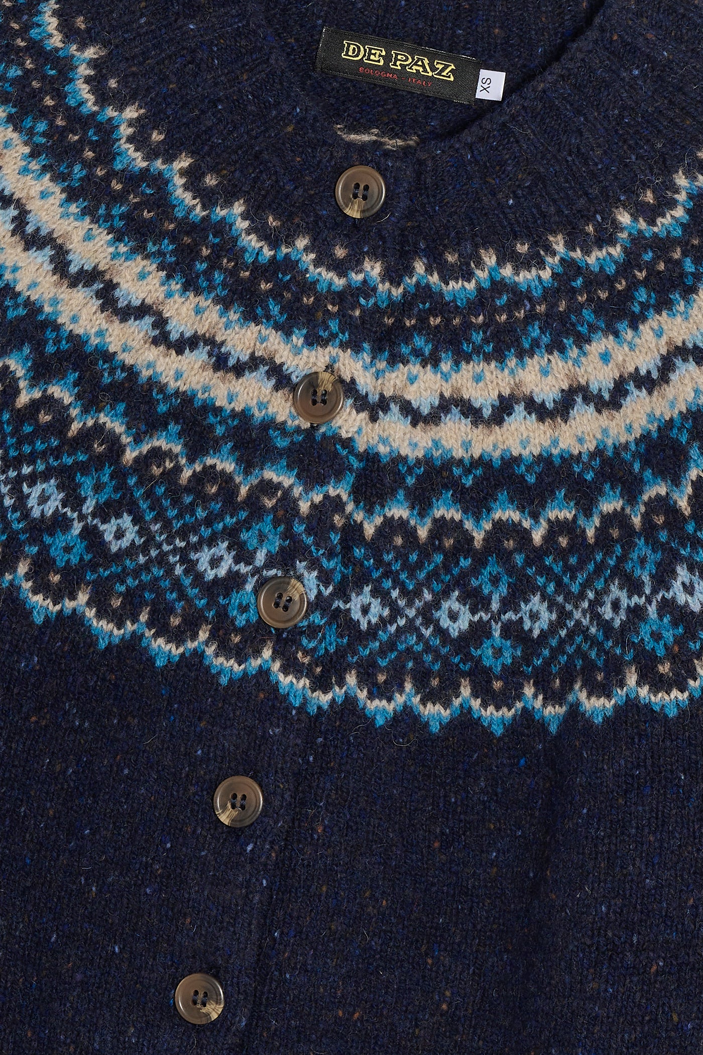 Cardigan Donegal Tweed Yoke