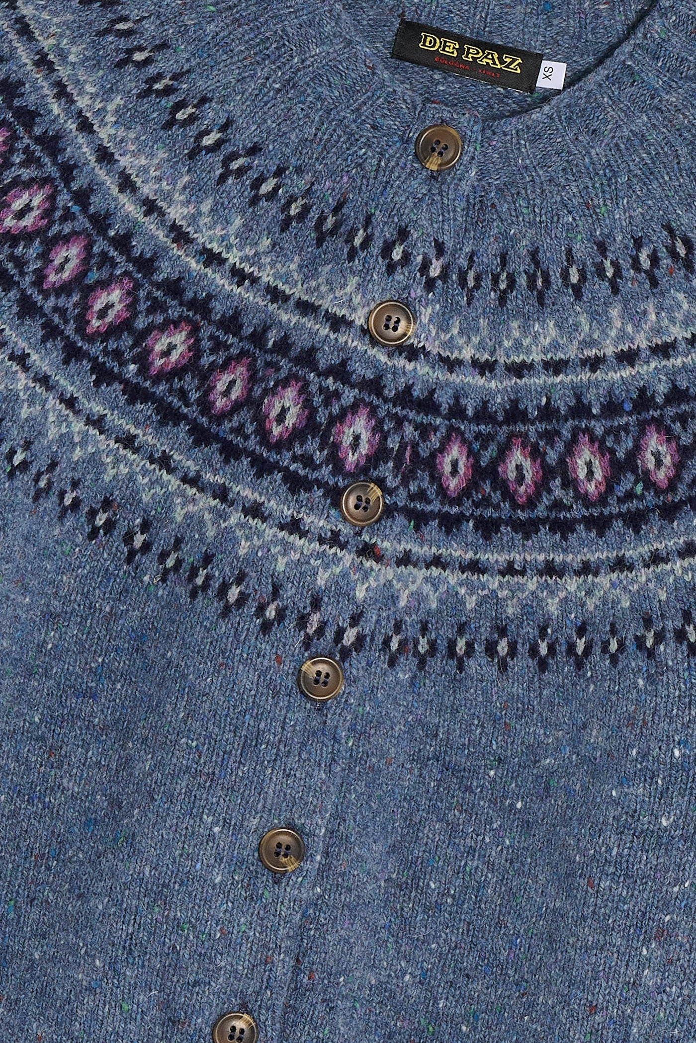 Cardigan Donegal Tweed Yoke