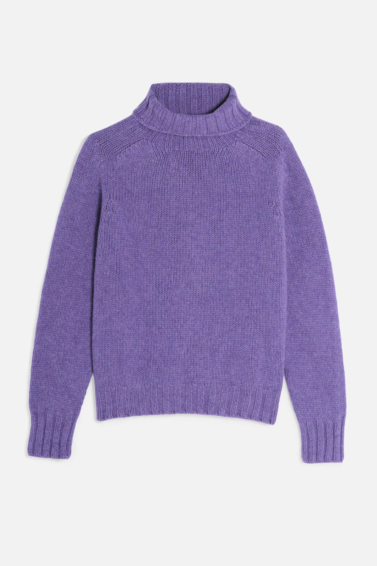 Collo alto lambswool viola Lady De Paz