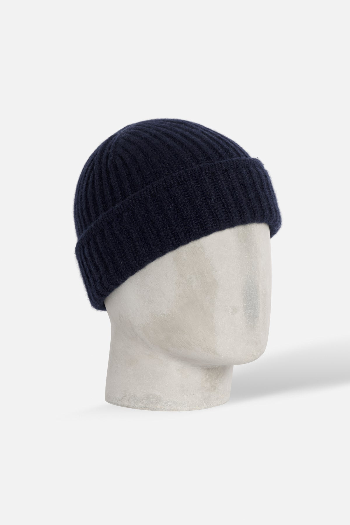 Cuffia a coste navy Lady De Paz