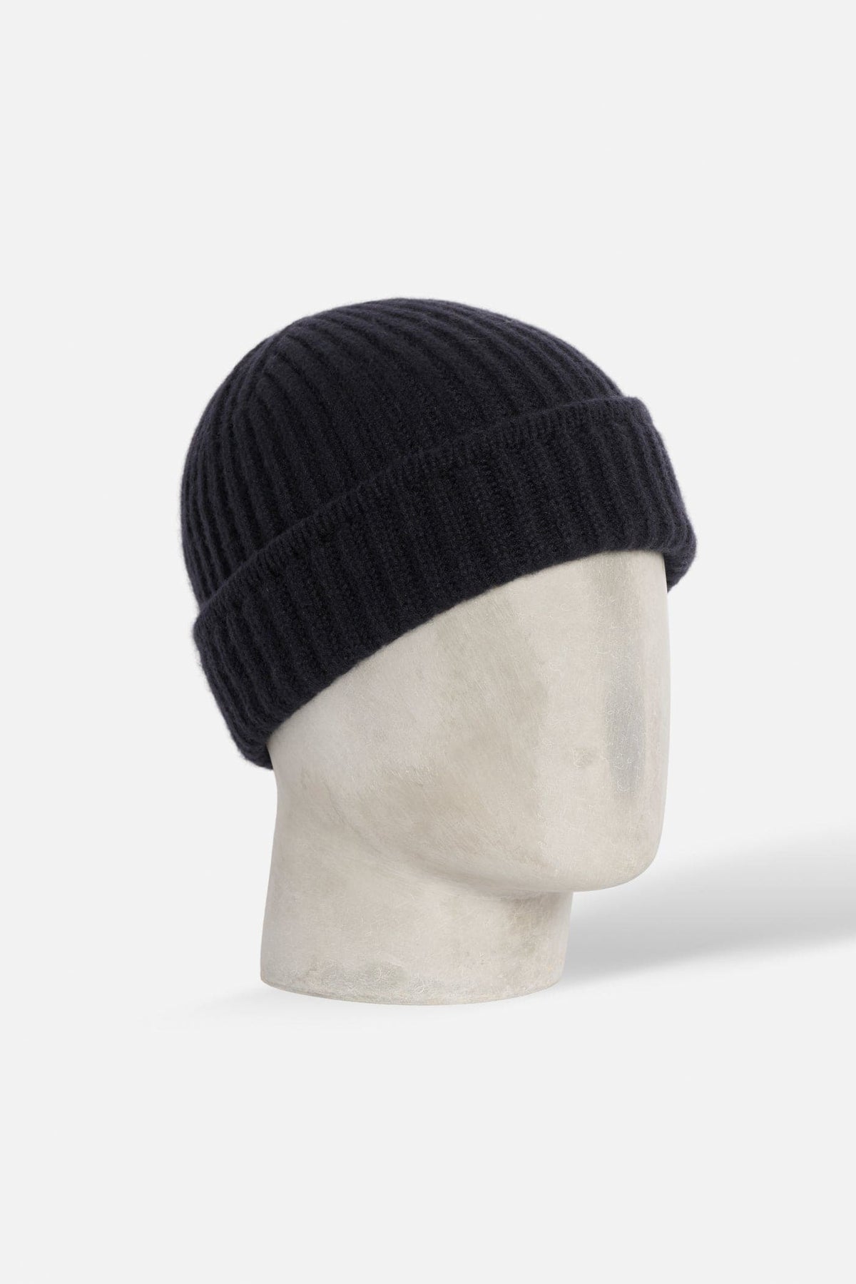 Cuffia Costa Cashmere Nero Navy Lady De Paz