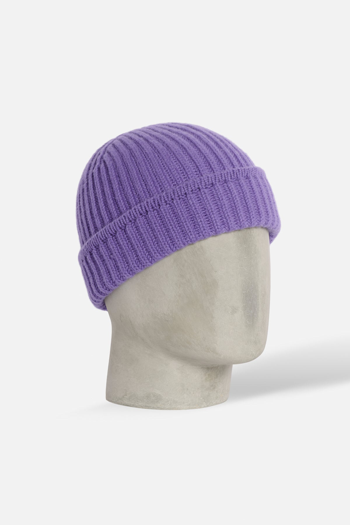 Cuffia a coste violetto Lady De Paz