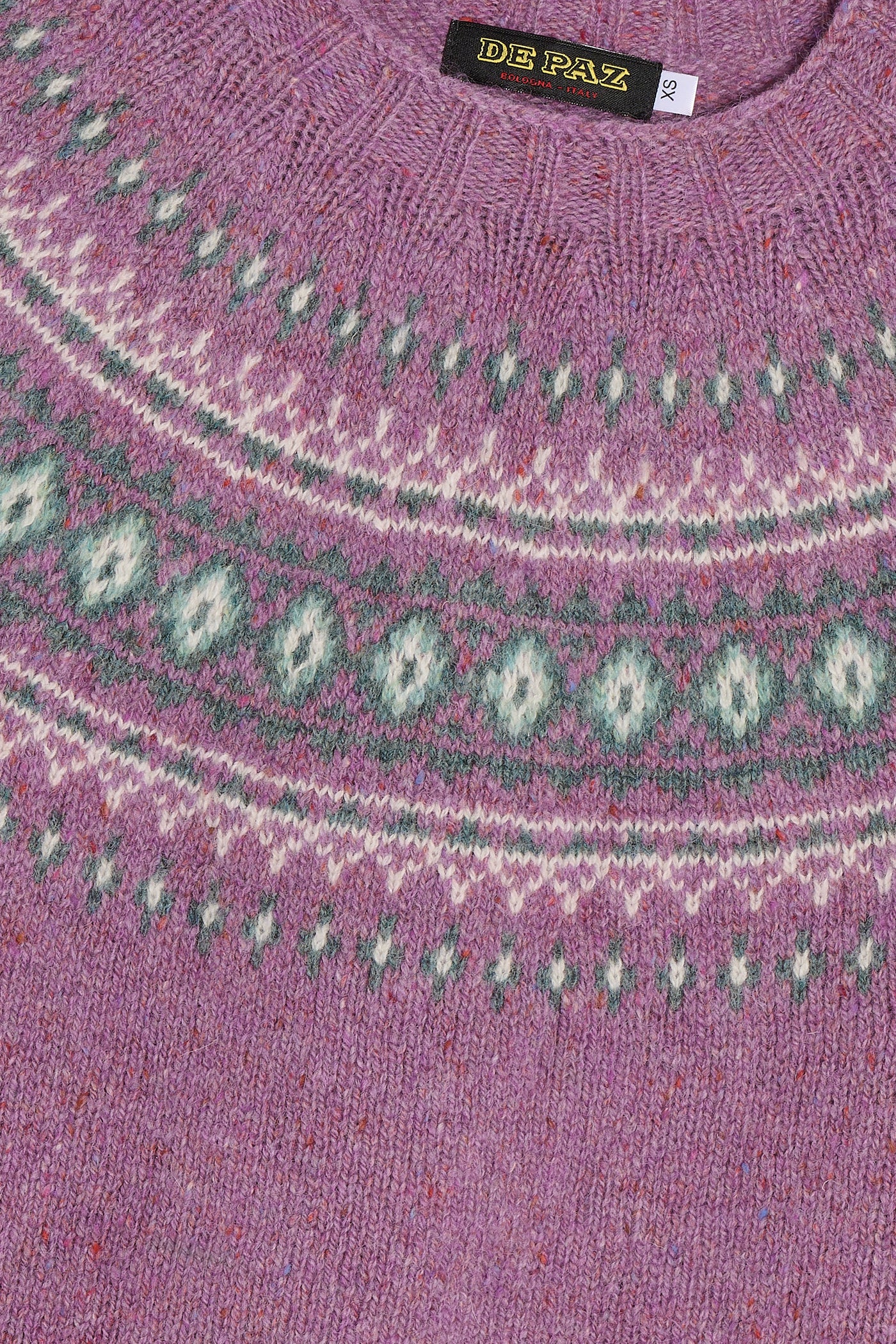 Girocollo Donegal Tweed Yoke
