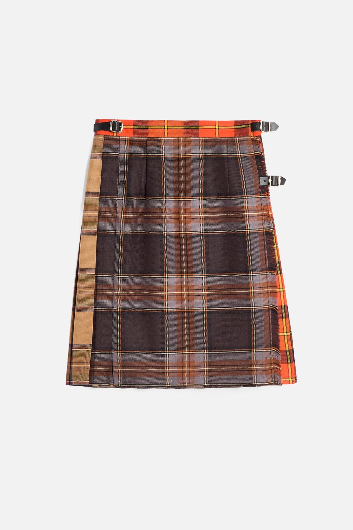 Kilt corto lana patchwork Lady De Paz