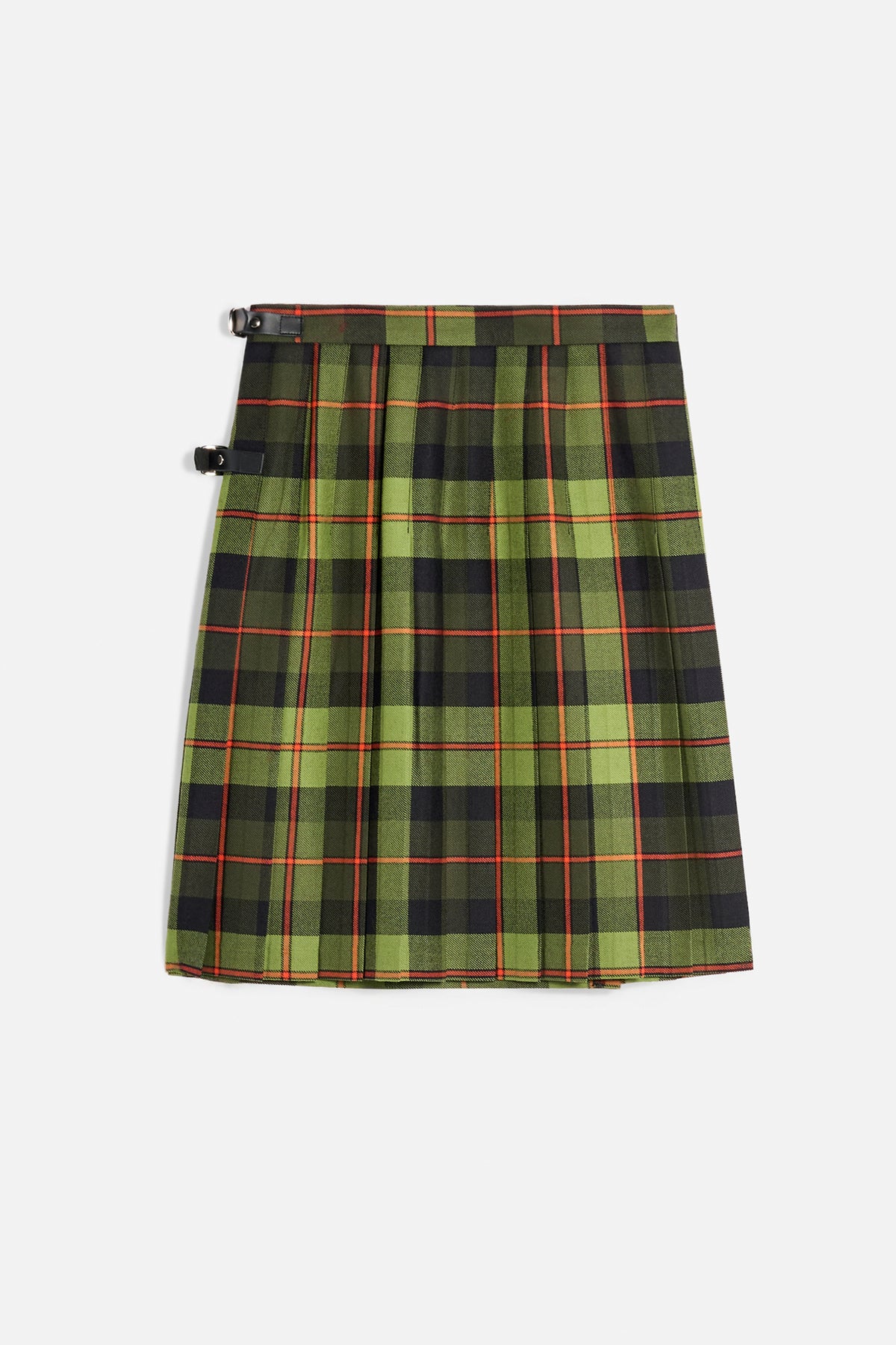 Kilt corto lana verde retro Lady De Paz