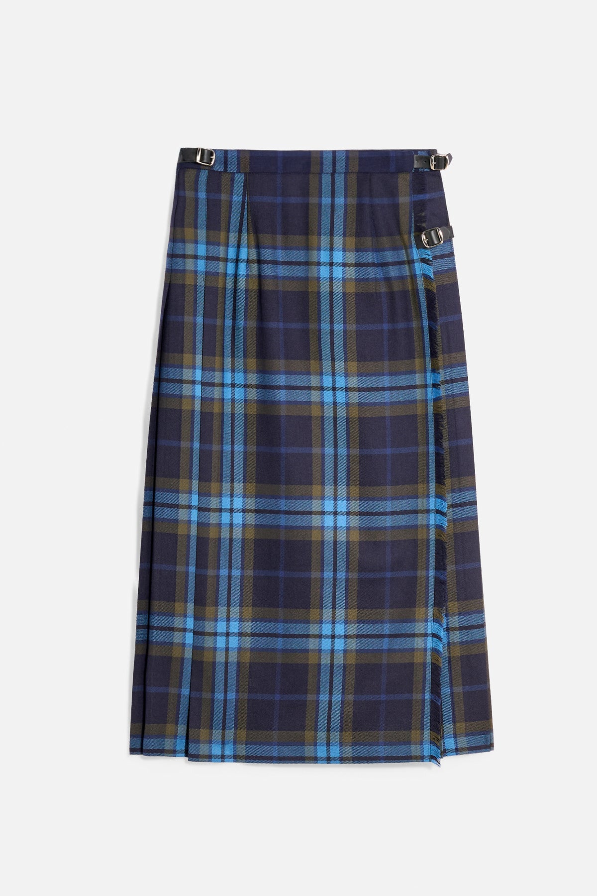 Kilt lungo lana blu Lady De Paz