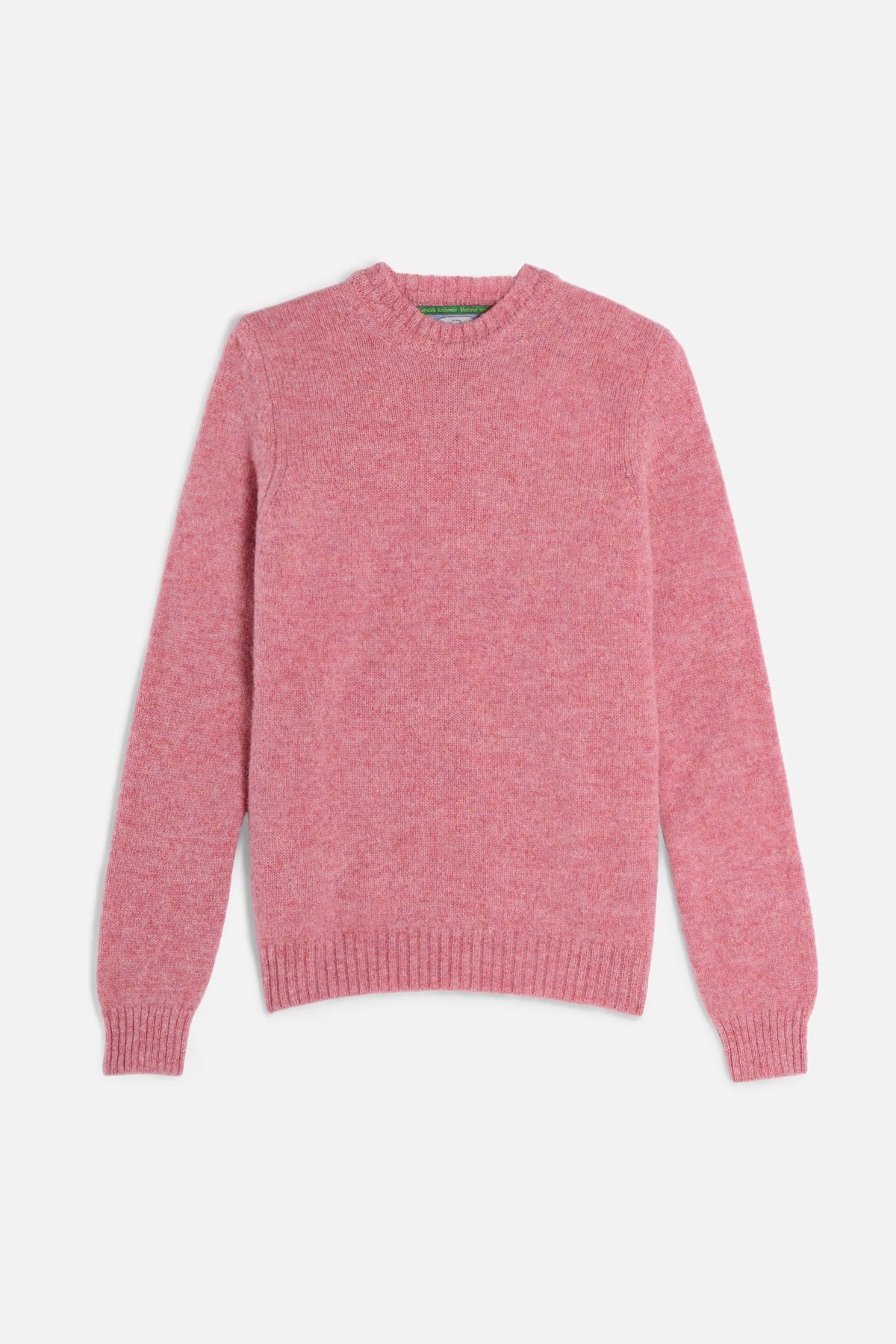 Maglione girocollo shetland rosa Lady De Paz