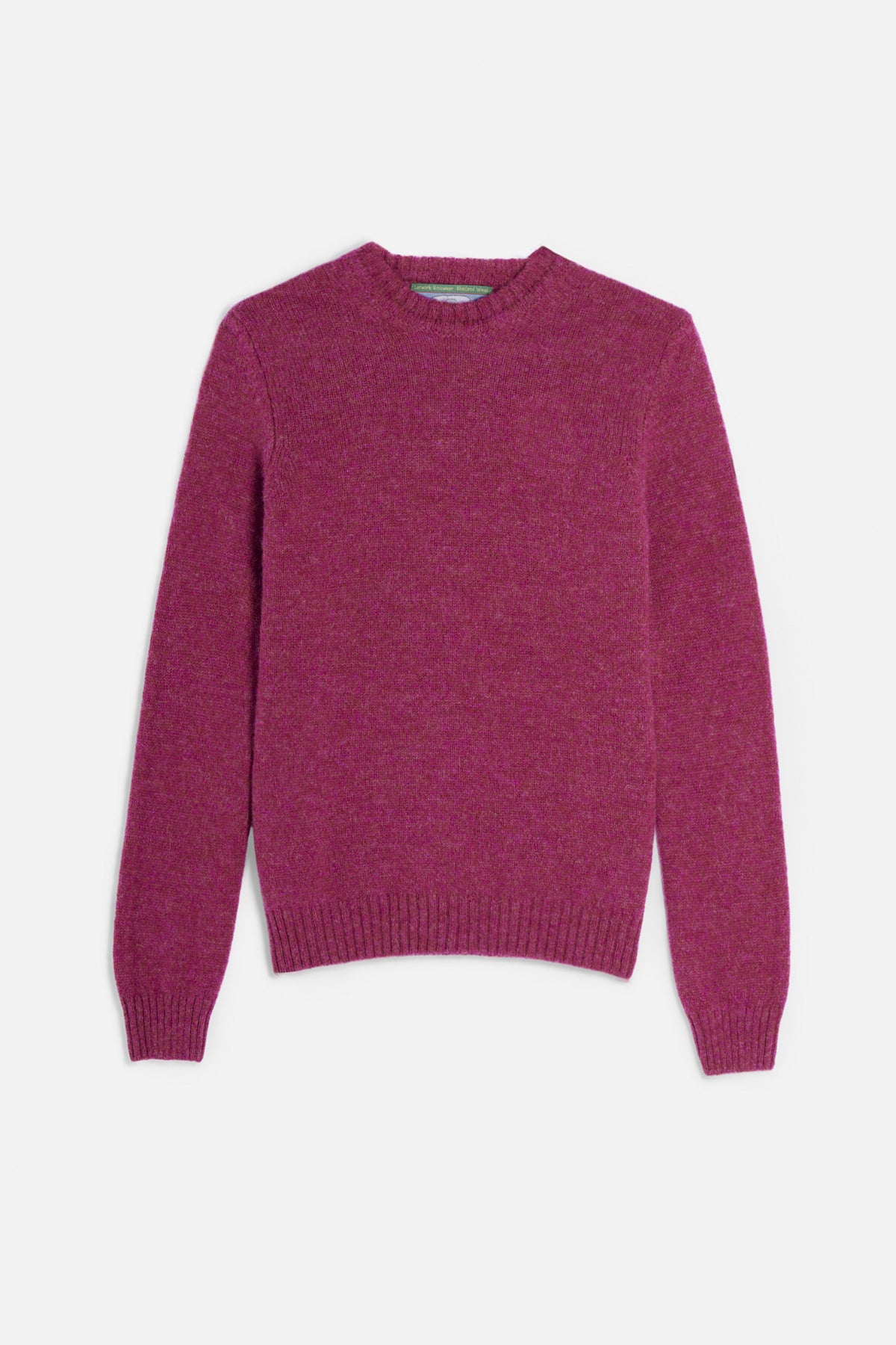 Maglione girocollo shetland fucsia Lady De Paz