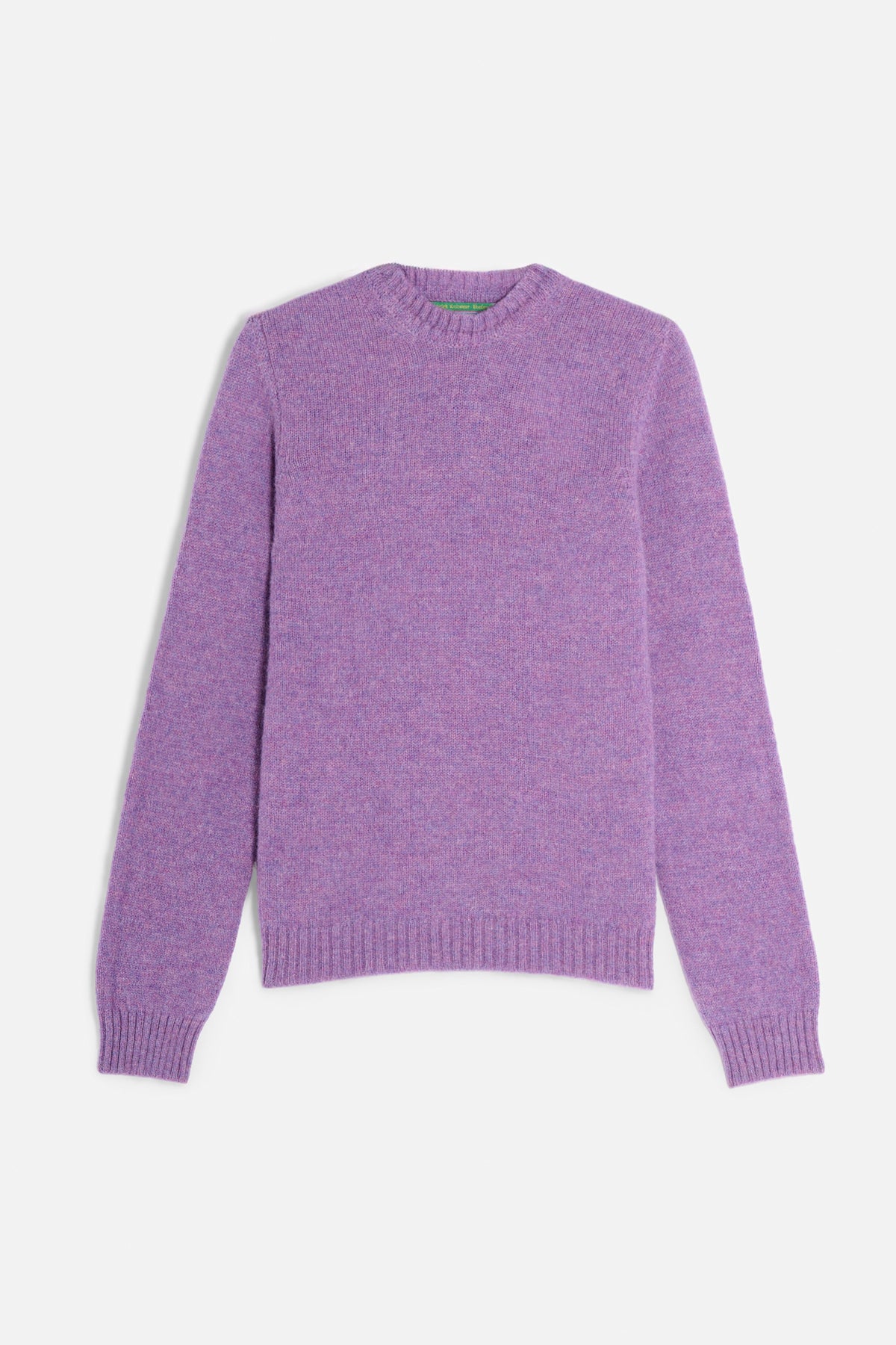 Maglione girocollo shetland viola Lady De Paz