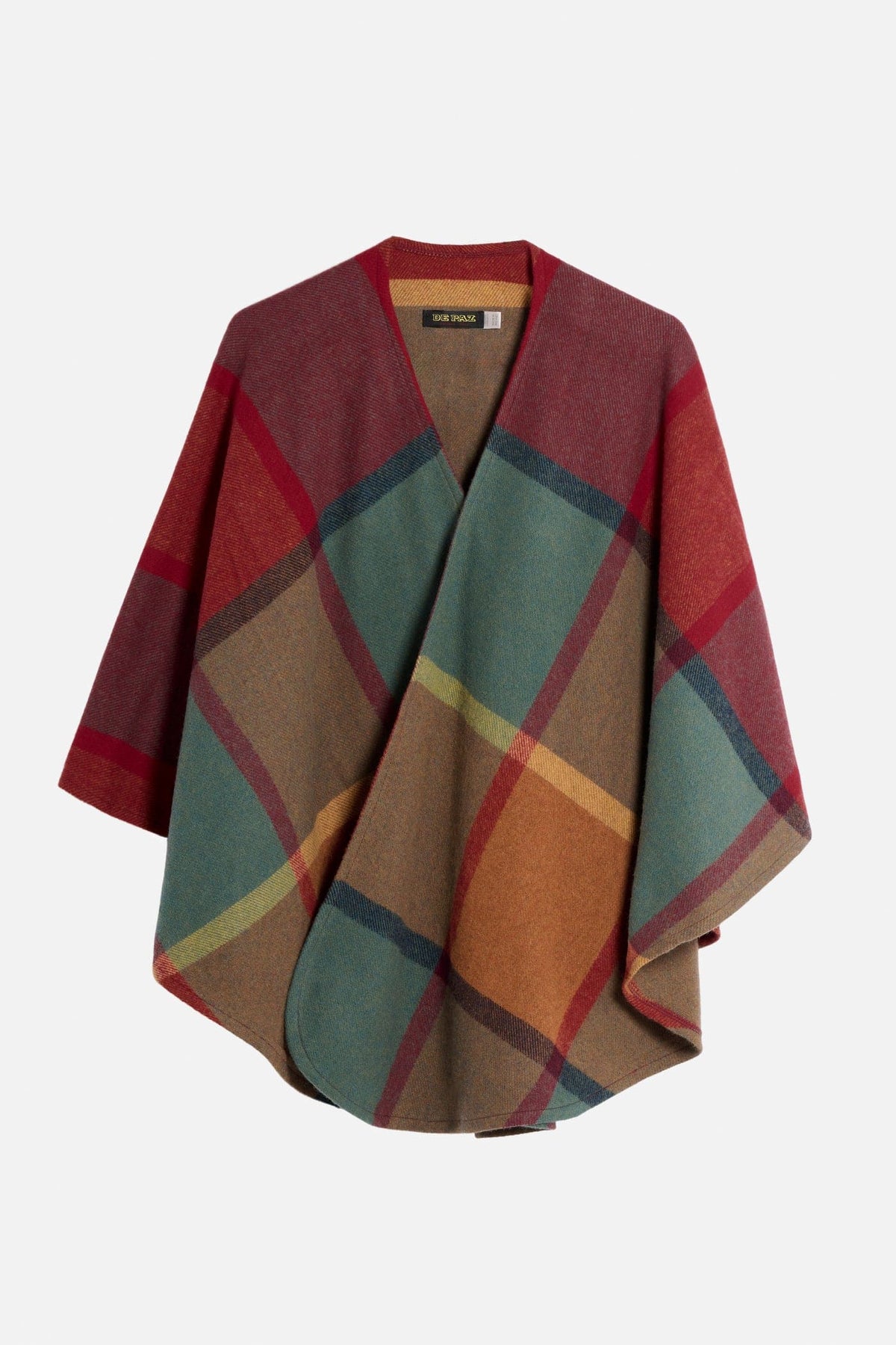 Mantella Lambswool Fronte Arancione Lady De Paz