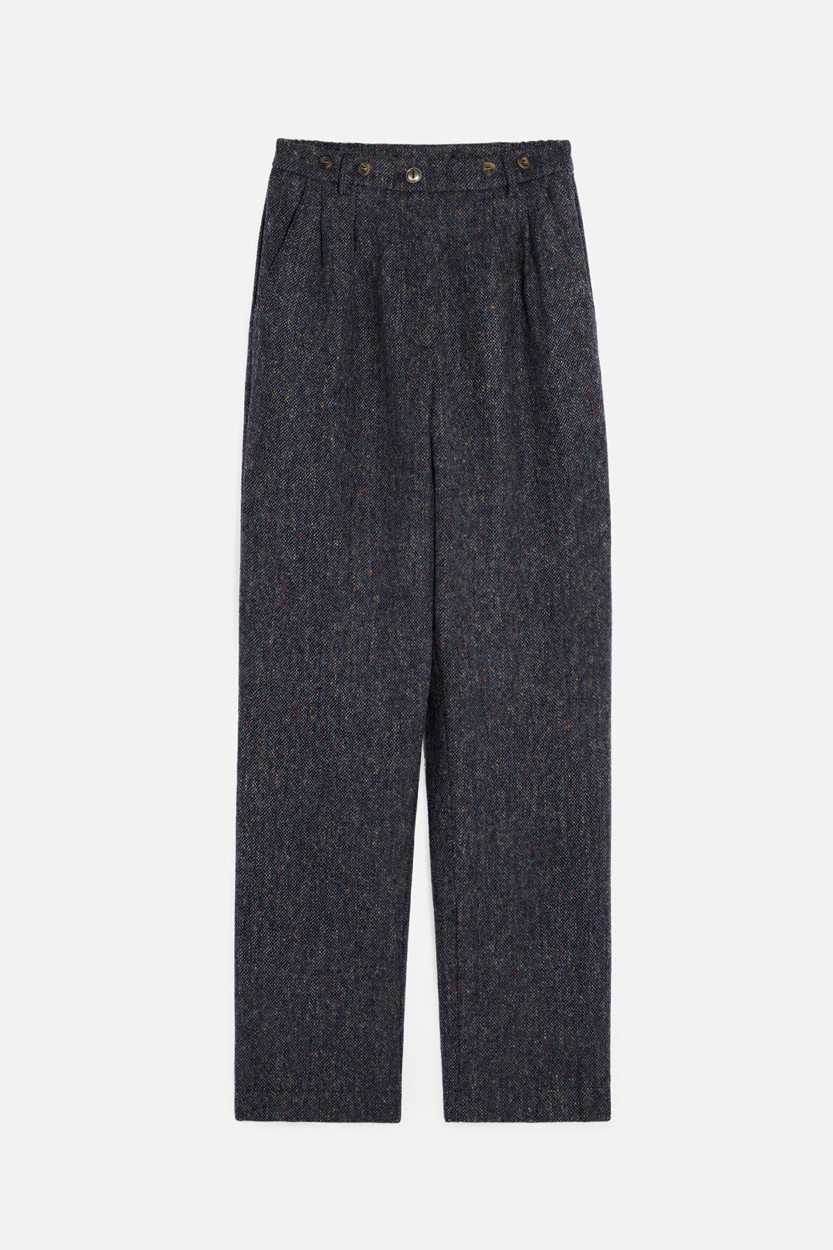 Pantalone john donegal tweed grigio Lady De Paz