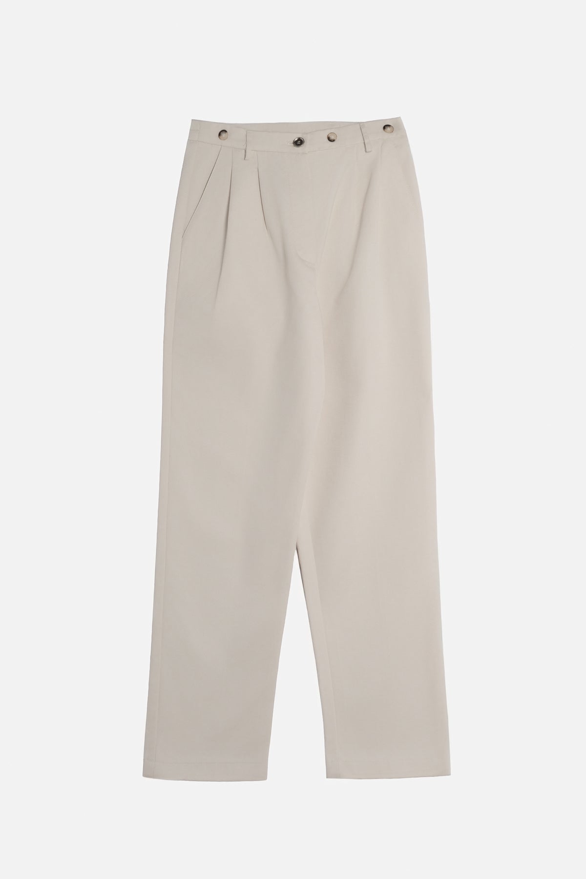 Pantalone john cotton drill bianco Lady De Paz