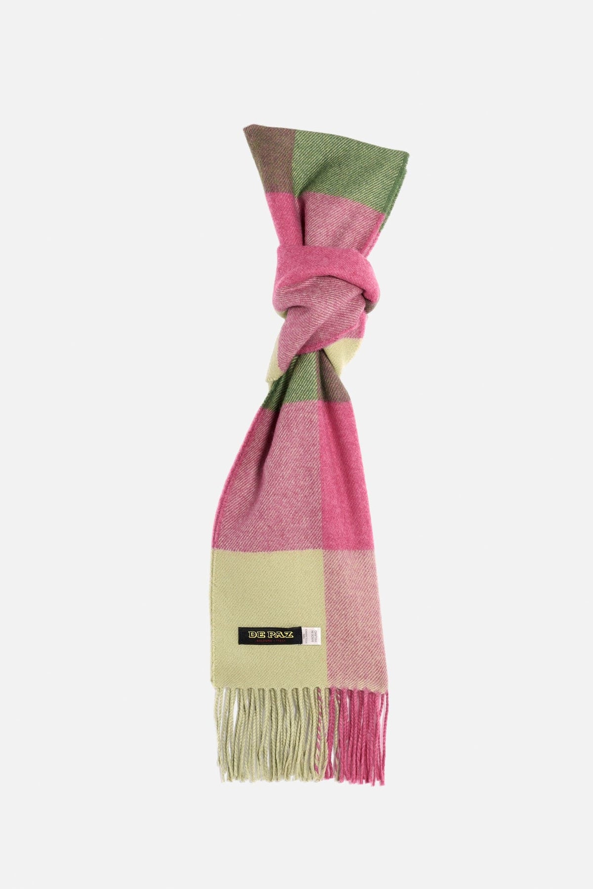 Sciarpa lambswool Verde Viola Lady De Paz