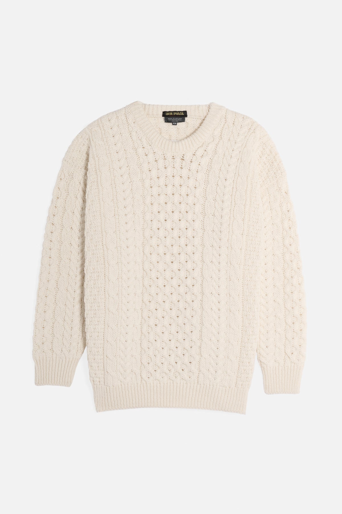Aran Honeycomb bianco Lady De Paz