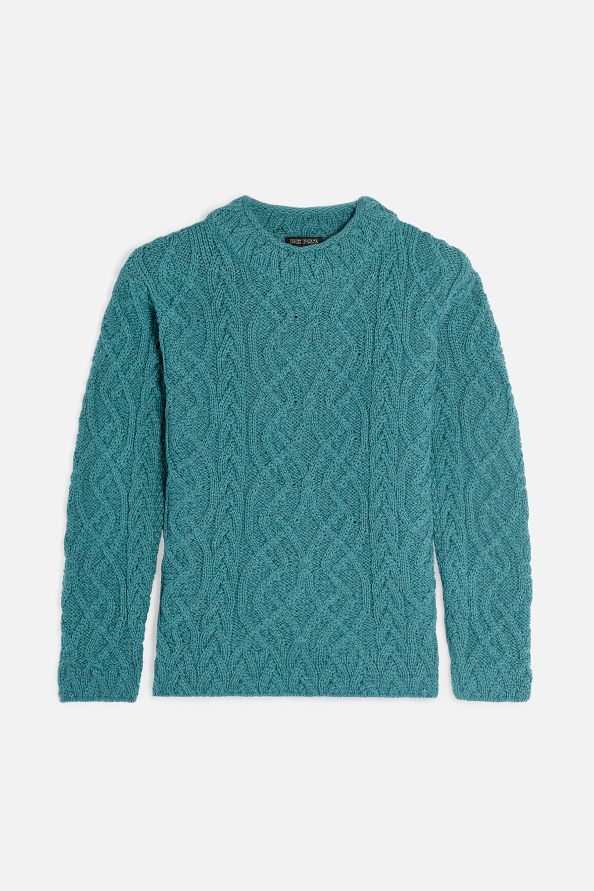 Aran treccia turchese Lady De Paz