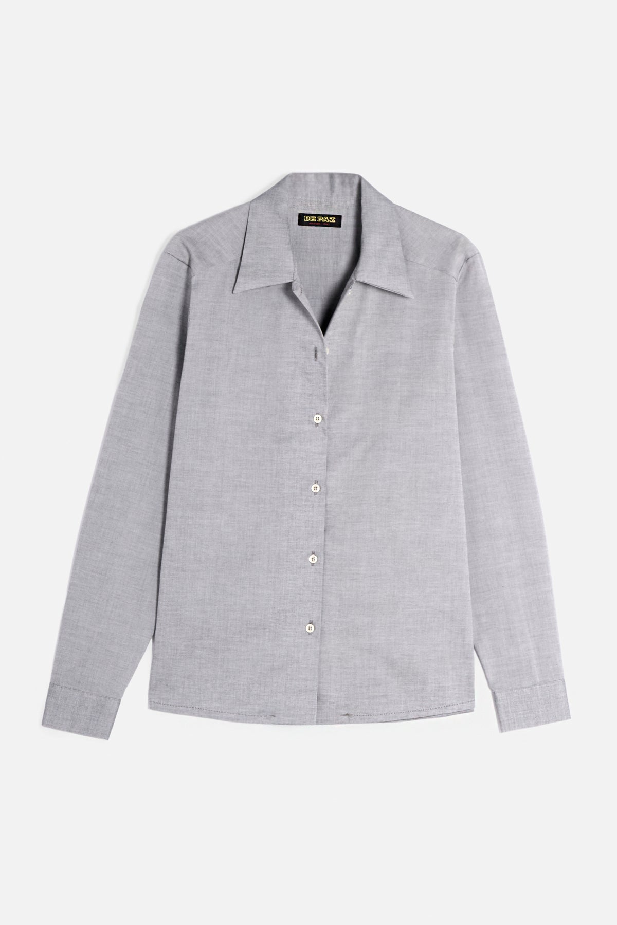 Camicia in cotone grigia Lady De Paz