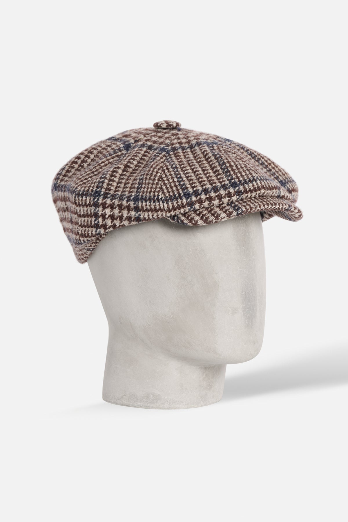 Cap Otto picchi marrone principe di Galles Lady De Paz
