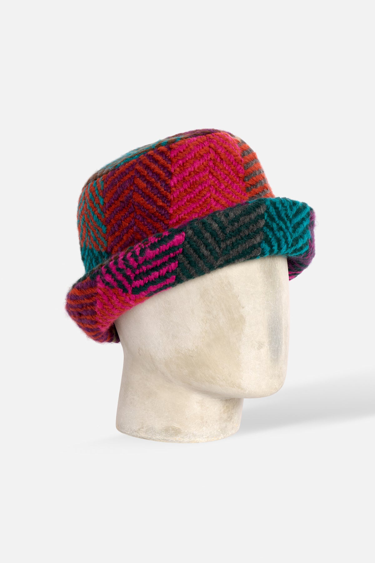 Cappello Country Patchwork Rosa Viola Lady De Paz 