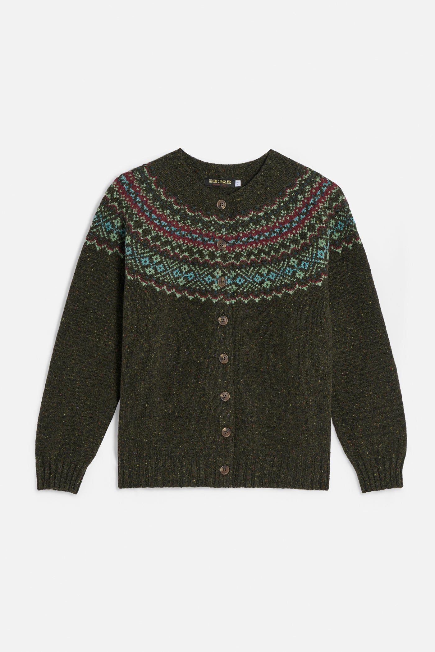 Cardigan Donegal Tweed Yoke