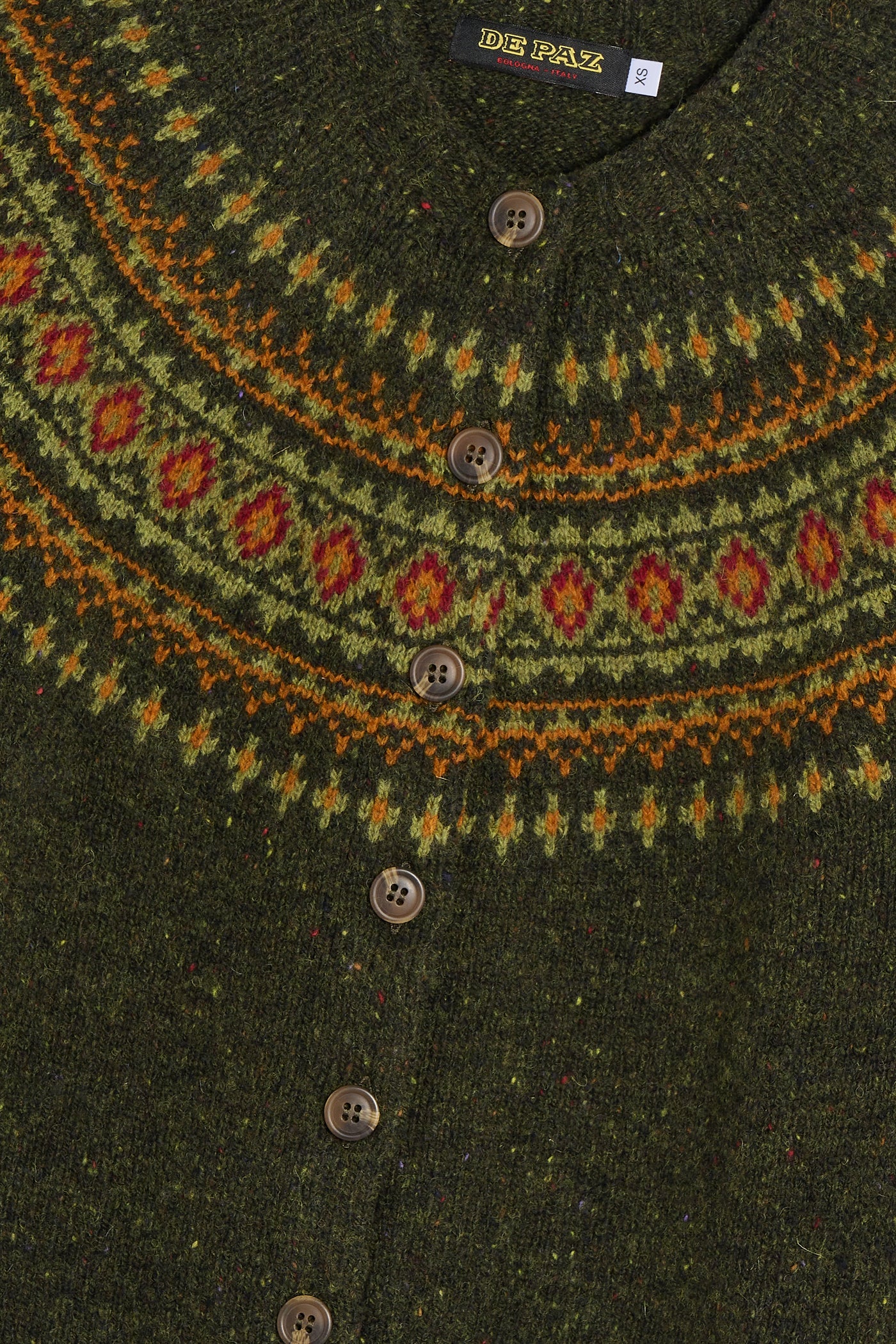 Cardigan Donegal Tweed Yoke