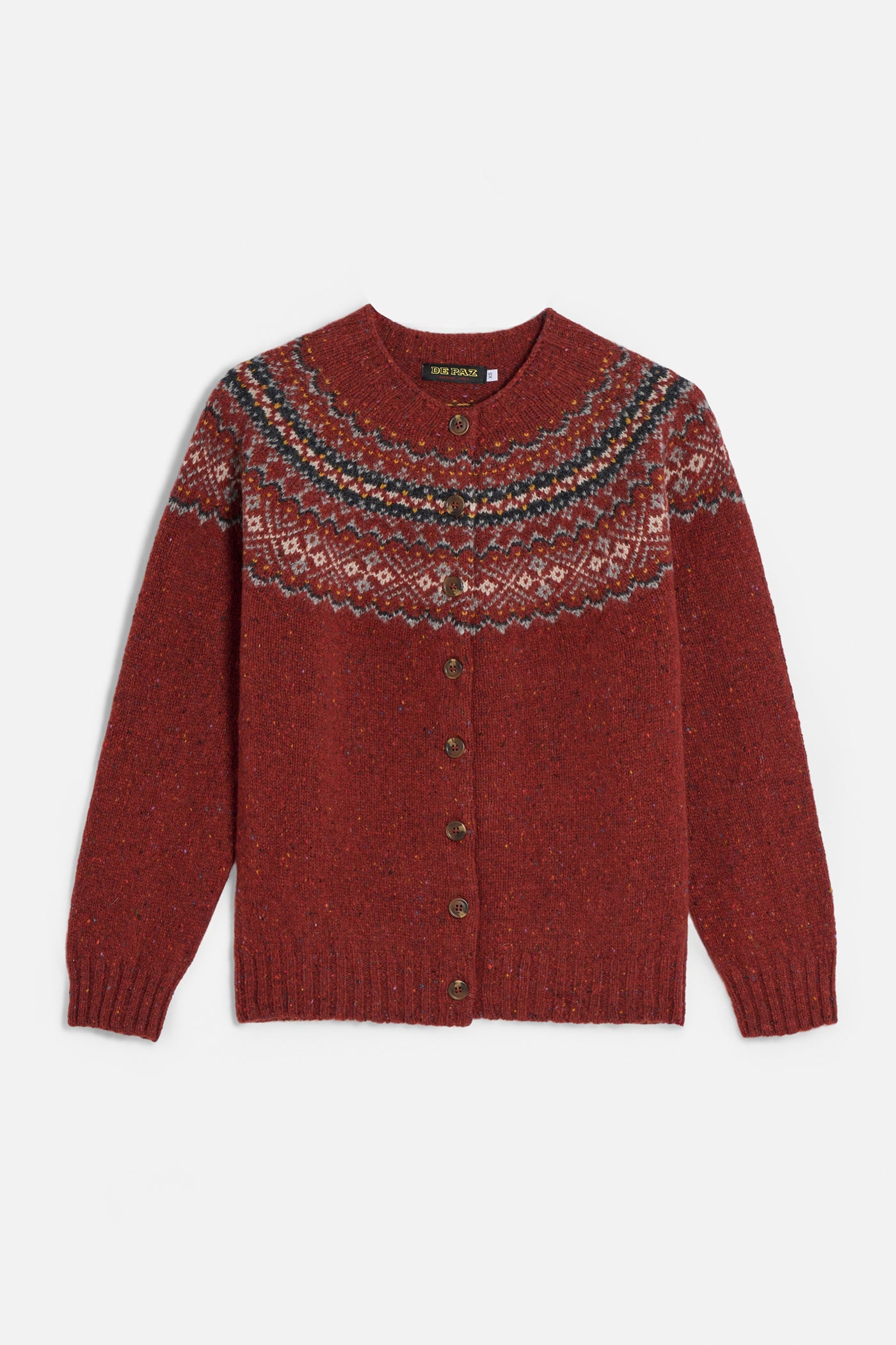 Cardigan Donegal Tweed Yoke