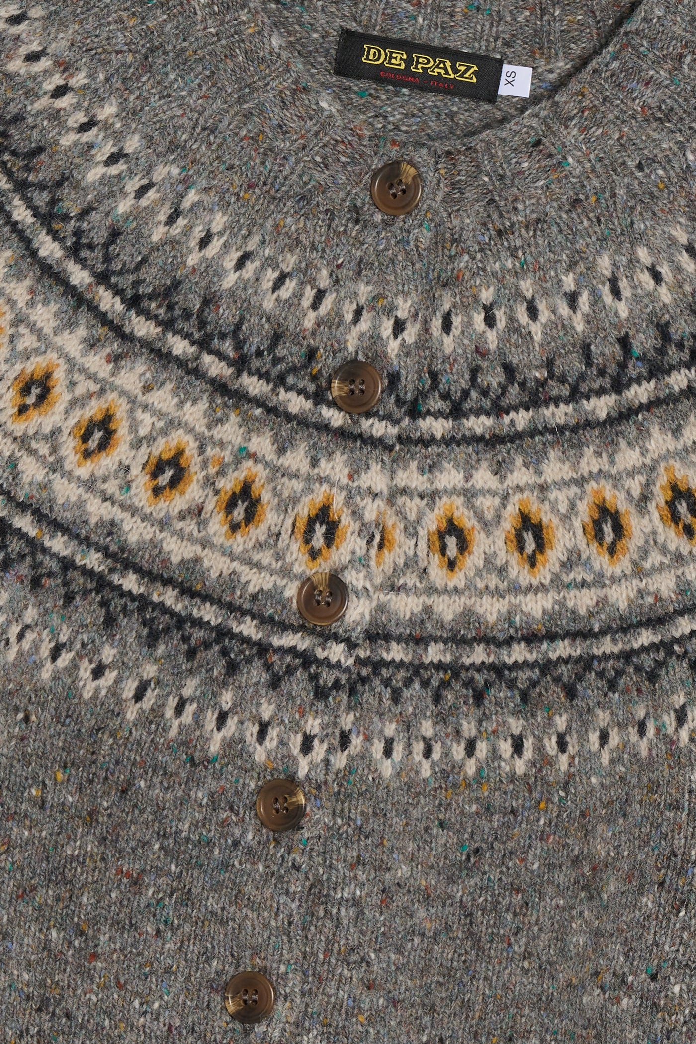 Cardigan Donegal Tweed Yoke