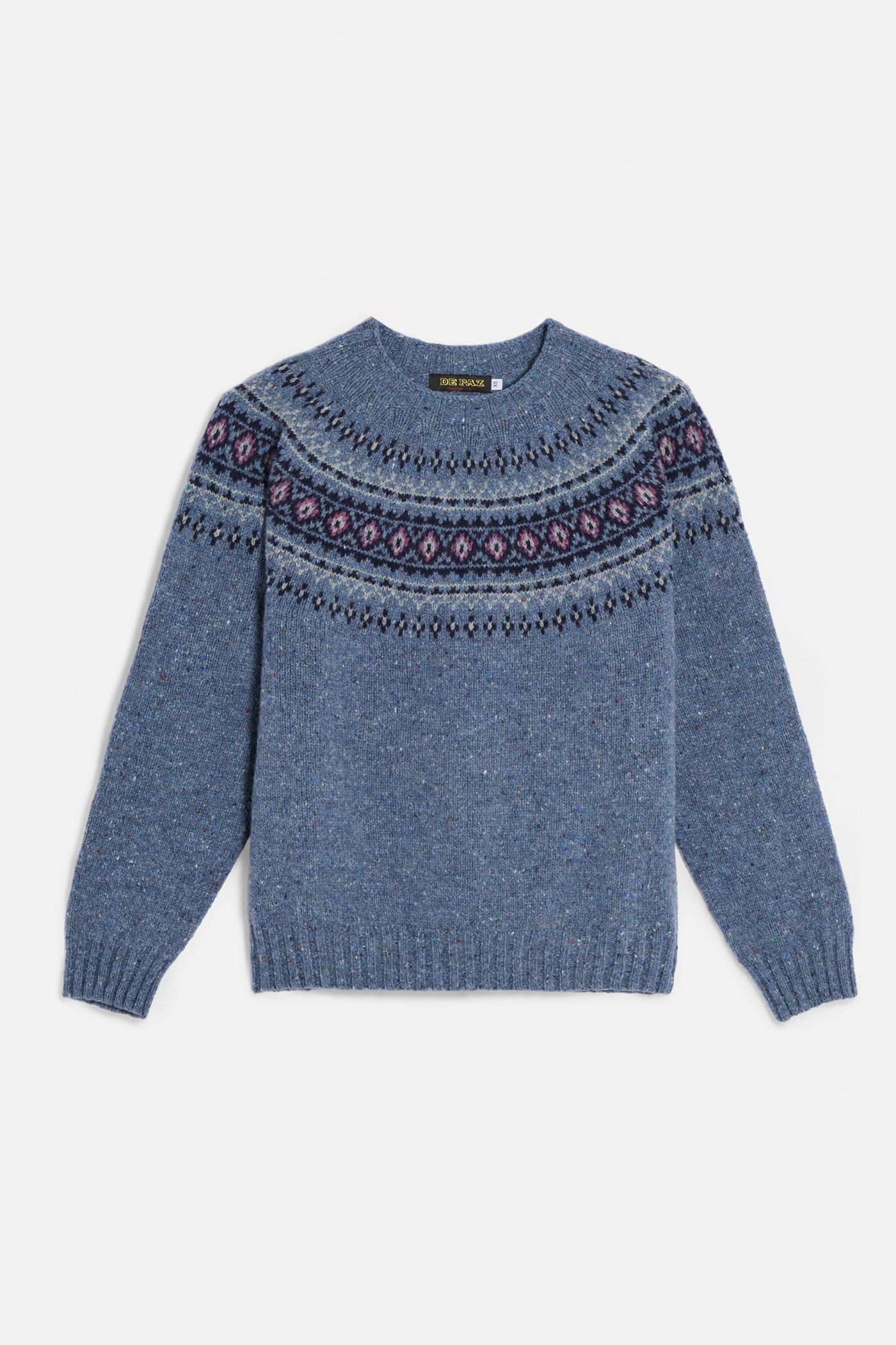 Girocollo Donegal Tweed Yoke