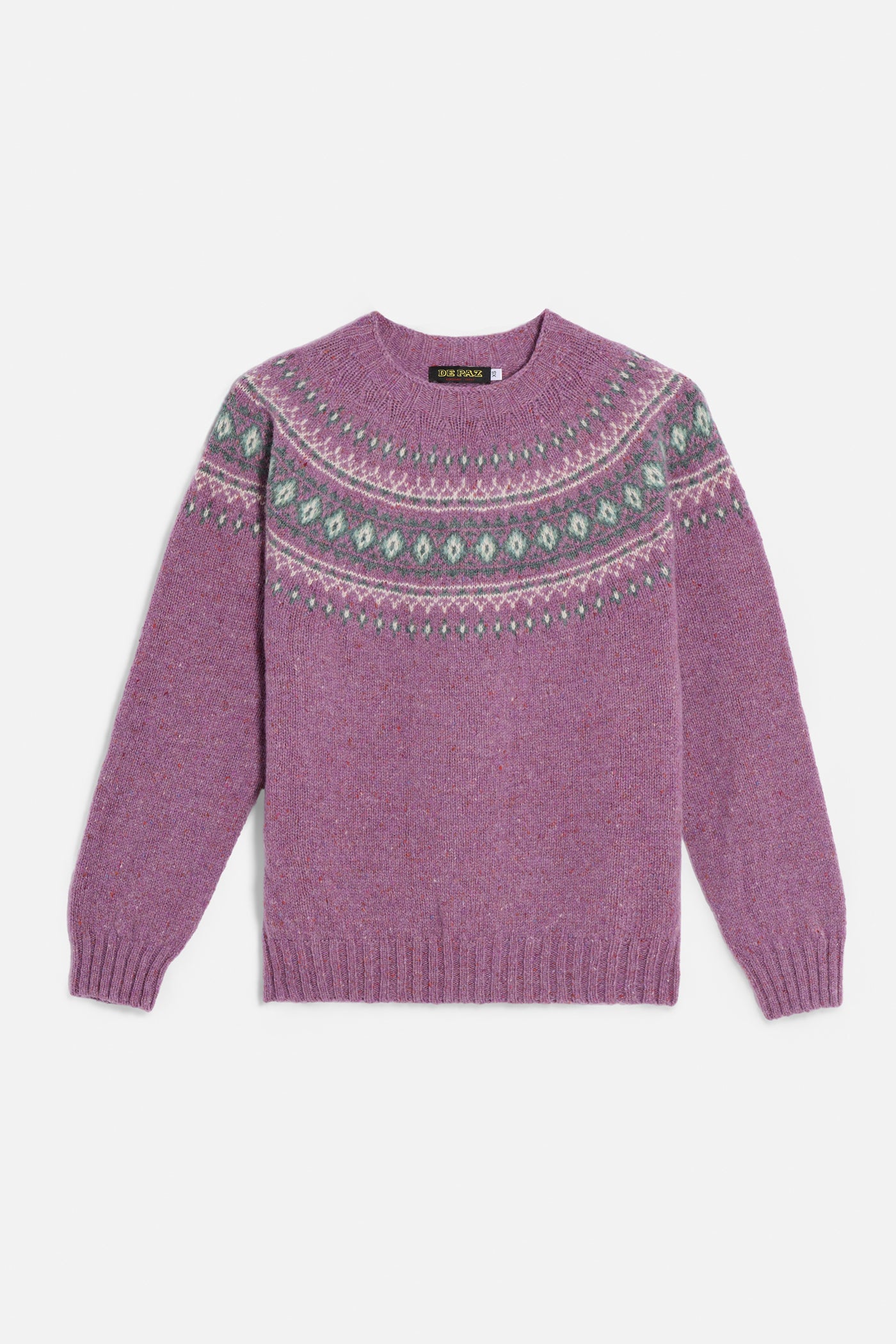 Girocollo Donegal Tweed Yoke