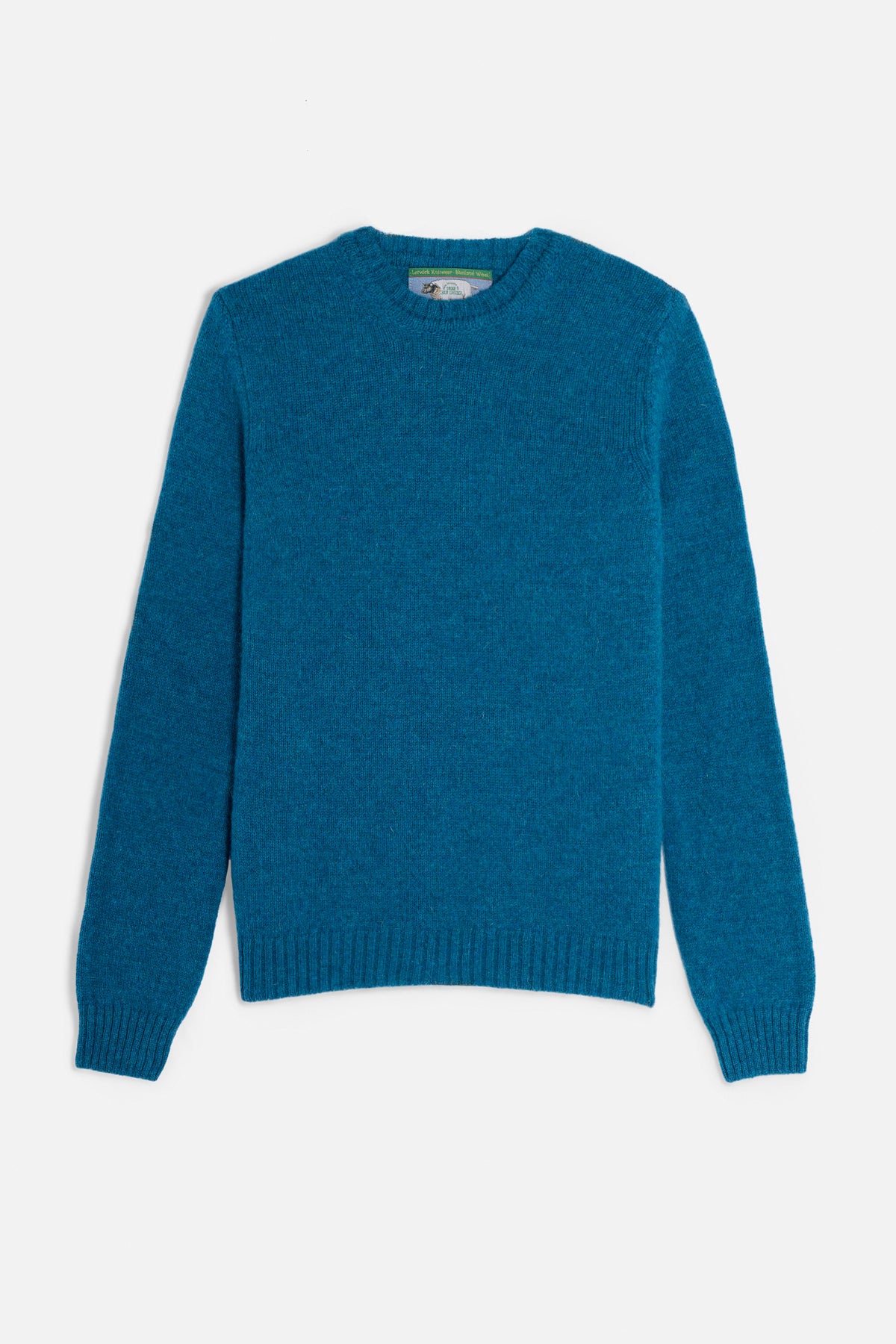 Maglione girocollo shetland ottanio Lady De Paz