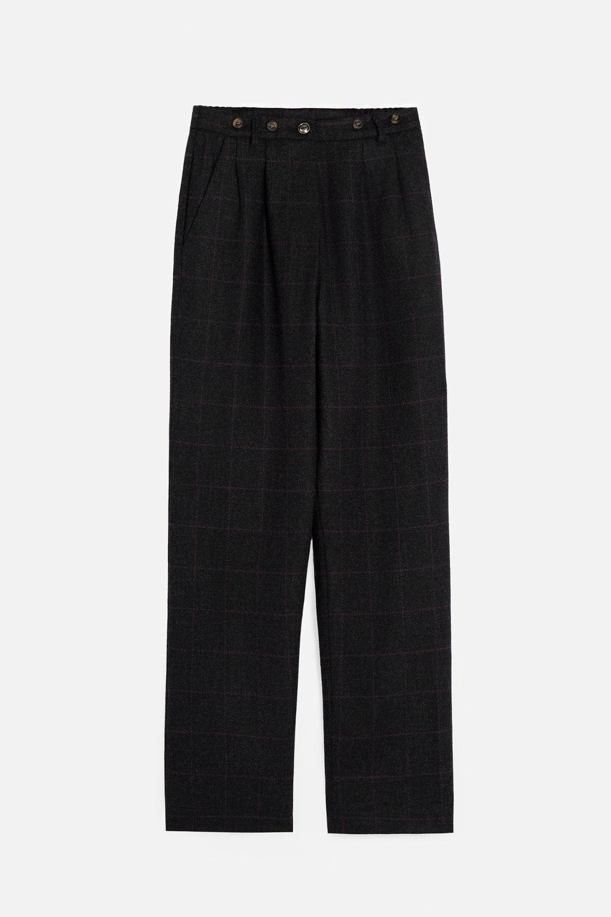 Pantalone John lana charcoal Lady De Paz
