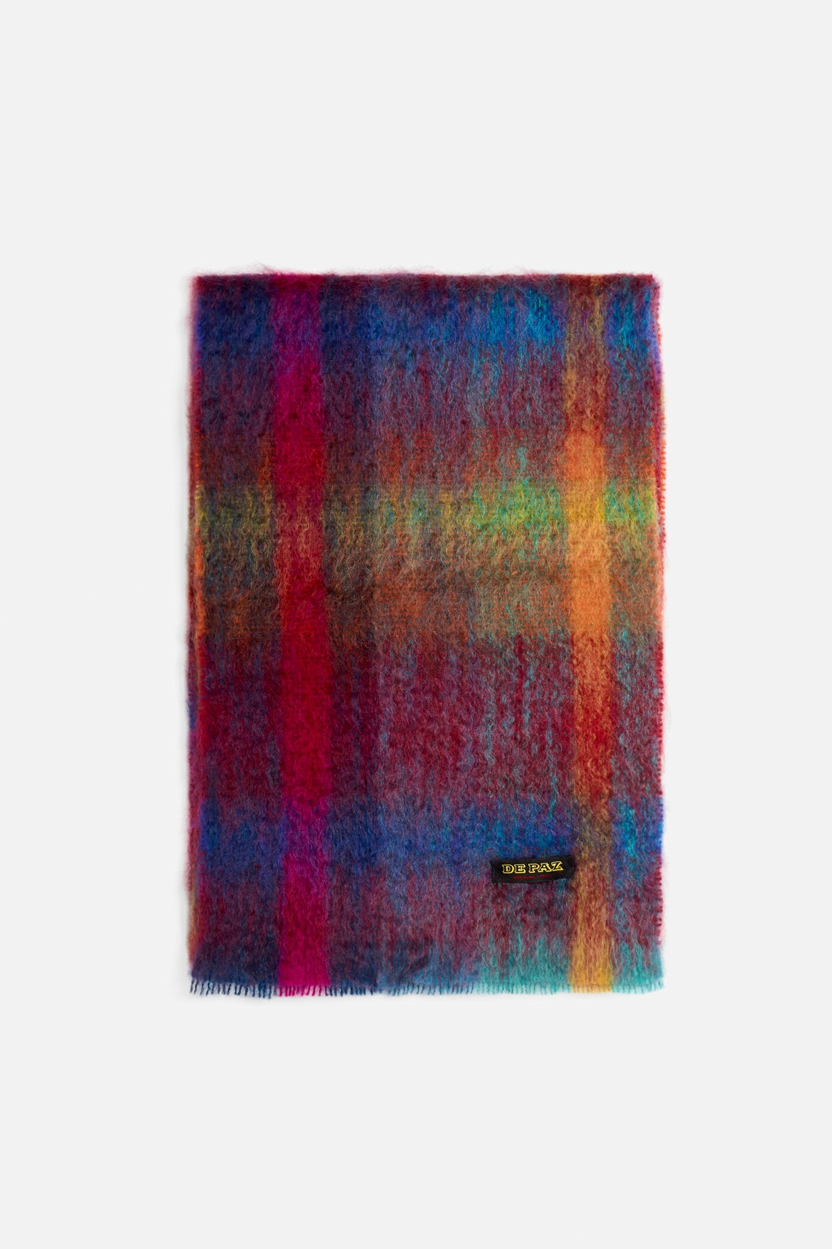 Sciarpa Mohair arancione e fucsia Lady De Paz