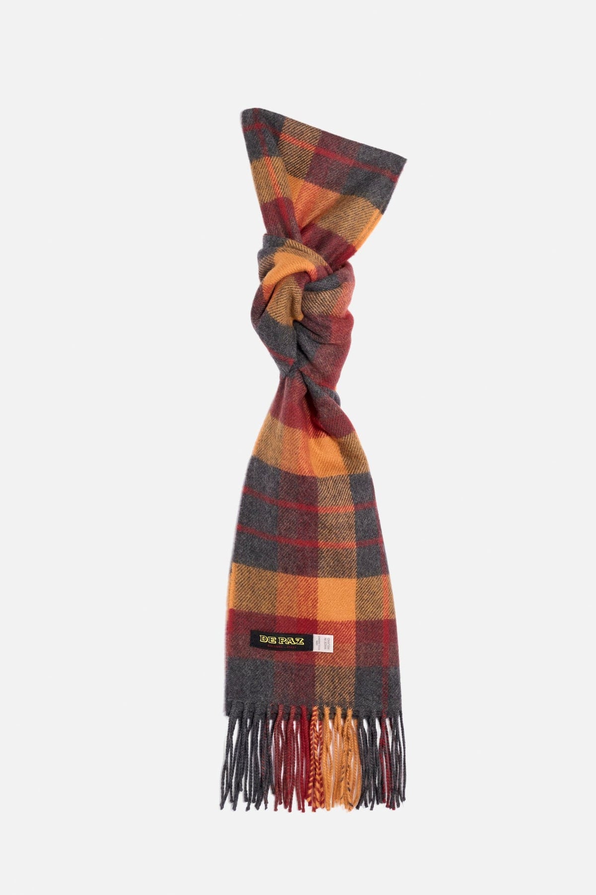 Sciarpa lambswool Arancione Lady De Paz
