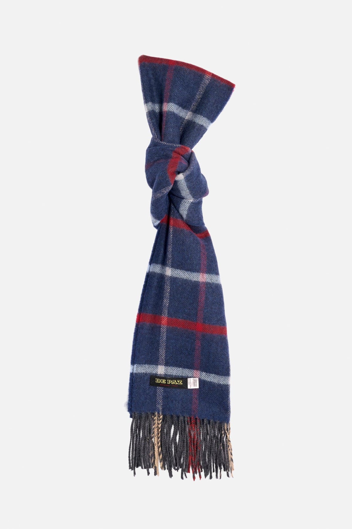 Sciarpa lambswool Blu Lady De Paz