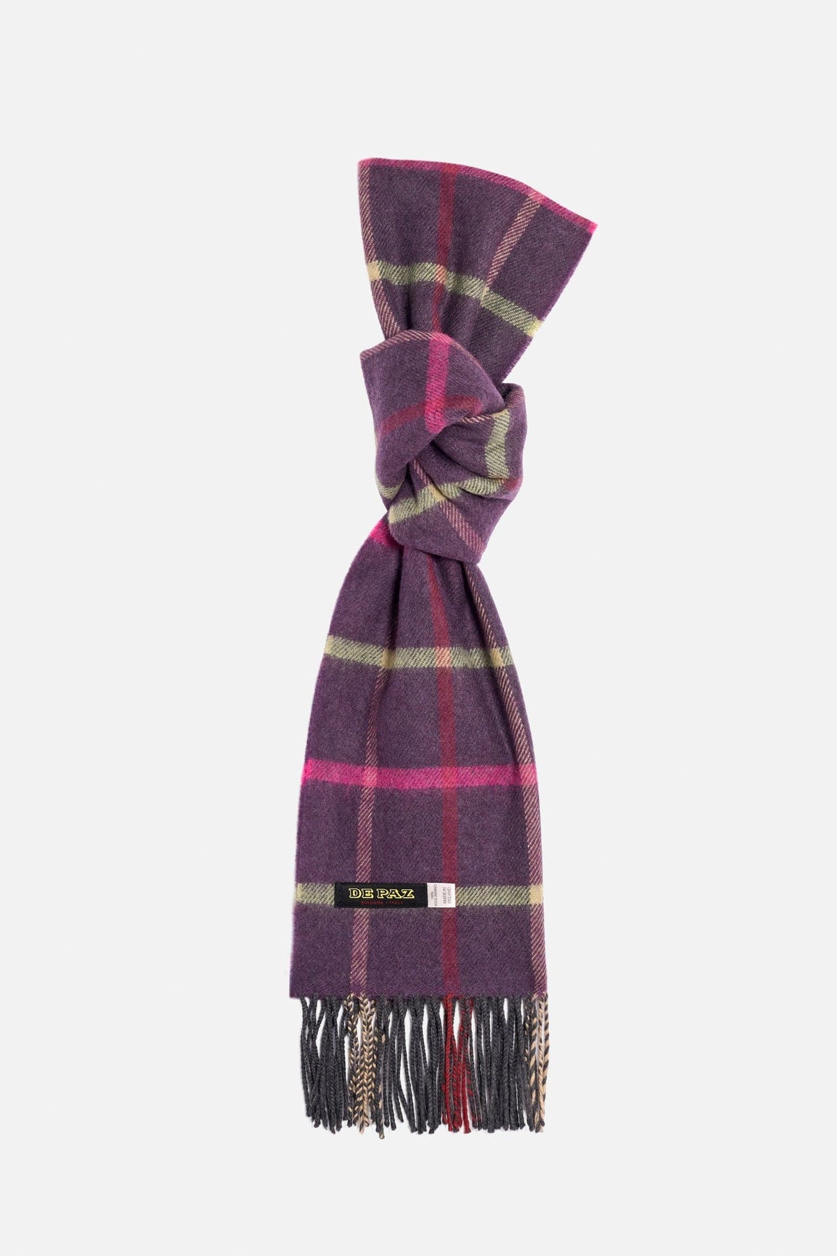 Sciarpa lambswool Viola Verde Lady De Paz
